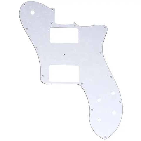 Musiclily Pro 15 Buracos Ampla Alcance HH Guitar Pickguard para México Fender 72 Tele Deluxe Estilo Guitarra Elétrica