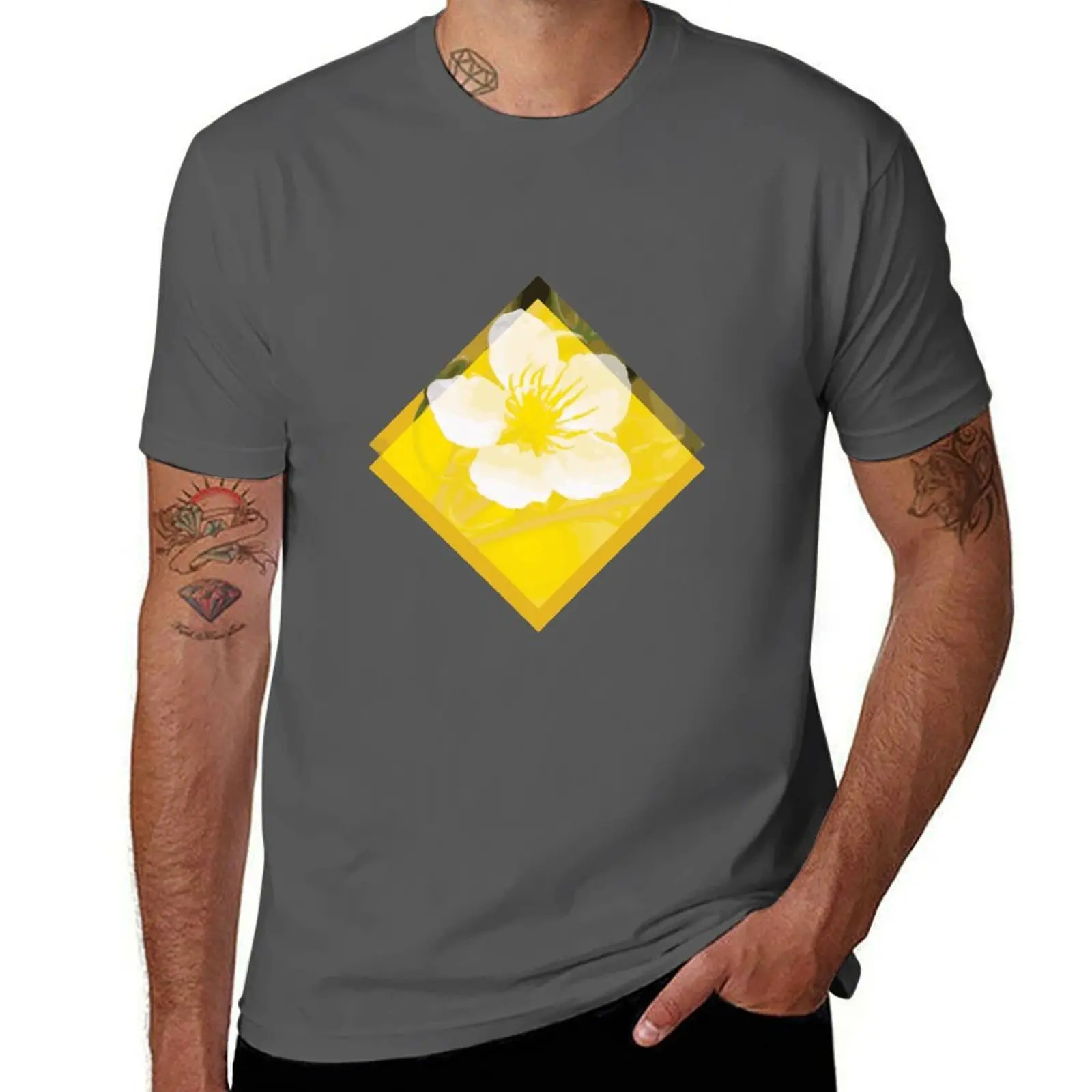 

Hoa Mai Yellow Apricot Blossom Vietnam Lunar New Year T-Shirt Basic Crew Neck Short Sleeve Top