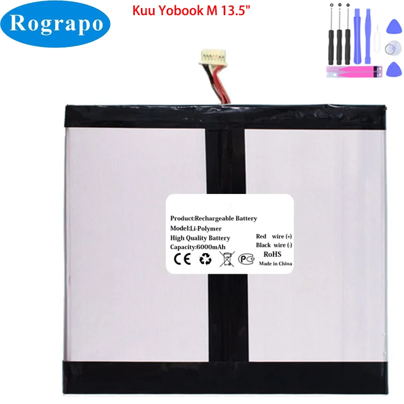 New 7.6V 6000mAh Kuu Yobook M 13.5