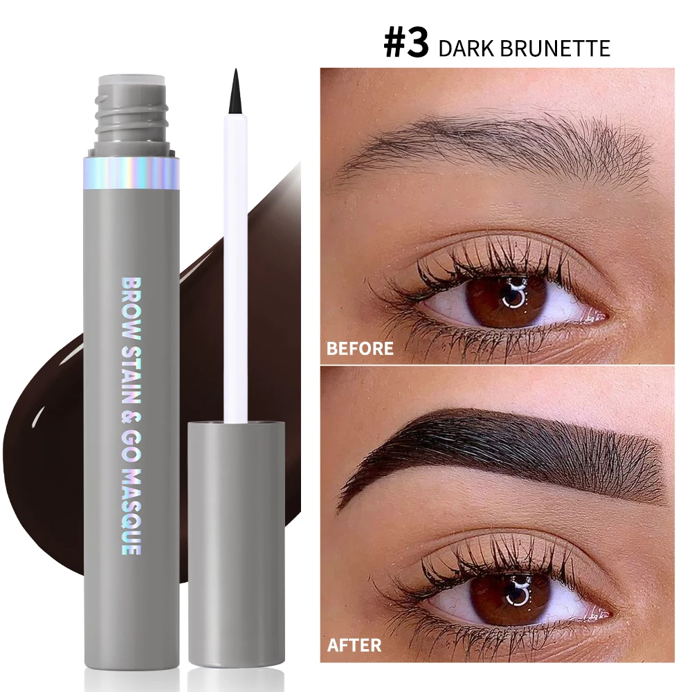 Brow Stain & Go Masque Long Lasting Eye Brow Tint Transfer Proof and Smudge Proof Eyebrow Tint Stain Waterproof  Makeup Cosmetic