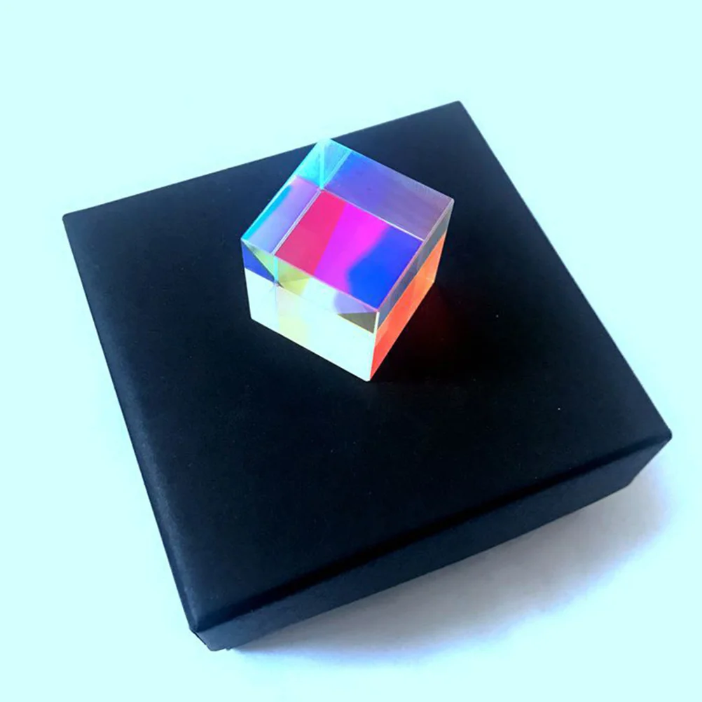 

Optical Glass Rgb Dispersion Prism X-Cube Medium Size Physics Science Experiment Kindergarten Classroom Decoration