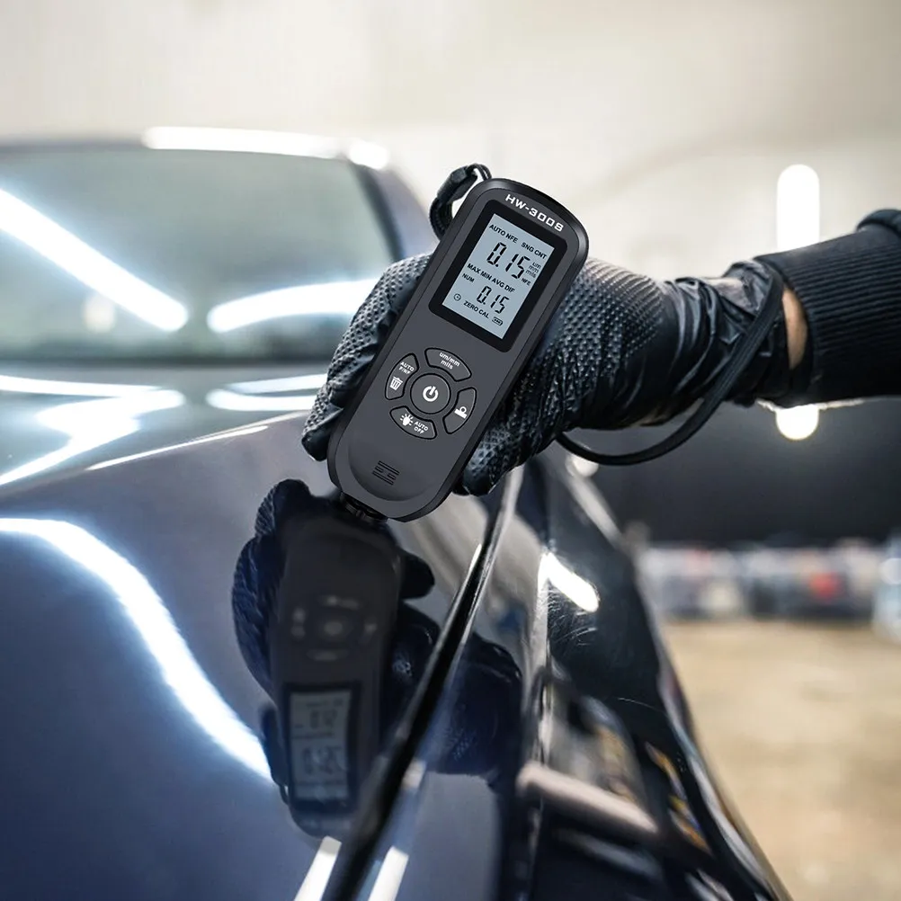 1-セットポータブル車塗装膜厚テスター-hd-ディスプレイ-abs-ボディ付き自動車修理産業メンテナンス表面用