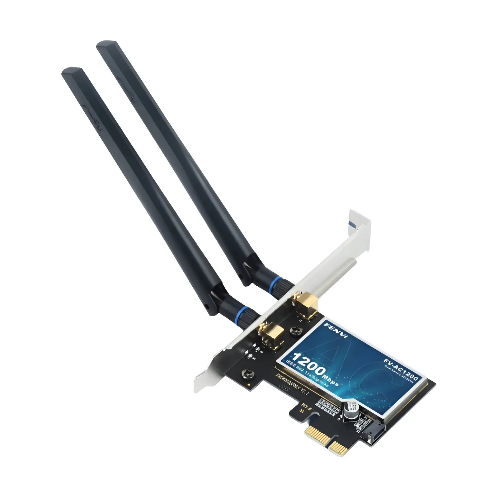 Fenvi wifi 5 ac1200 pci-e adaptador sem fio bt4.0 banda dupla 2.4g/5ghz 802.11ac placa de rede desktop computador portátil para windows 7/10/11