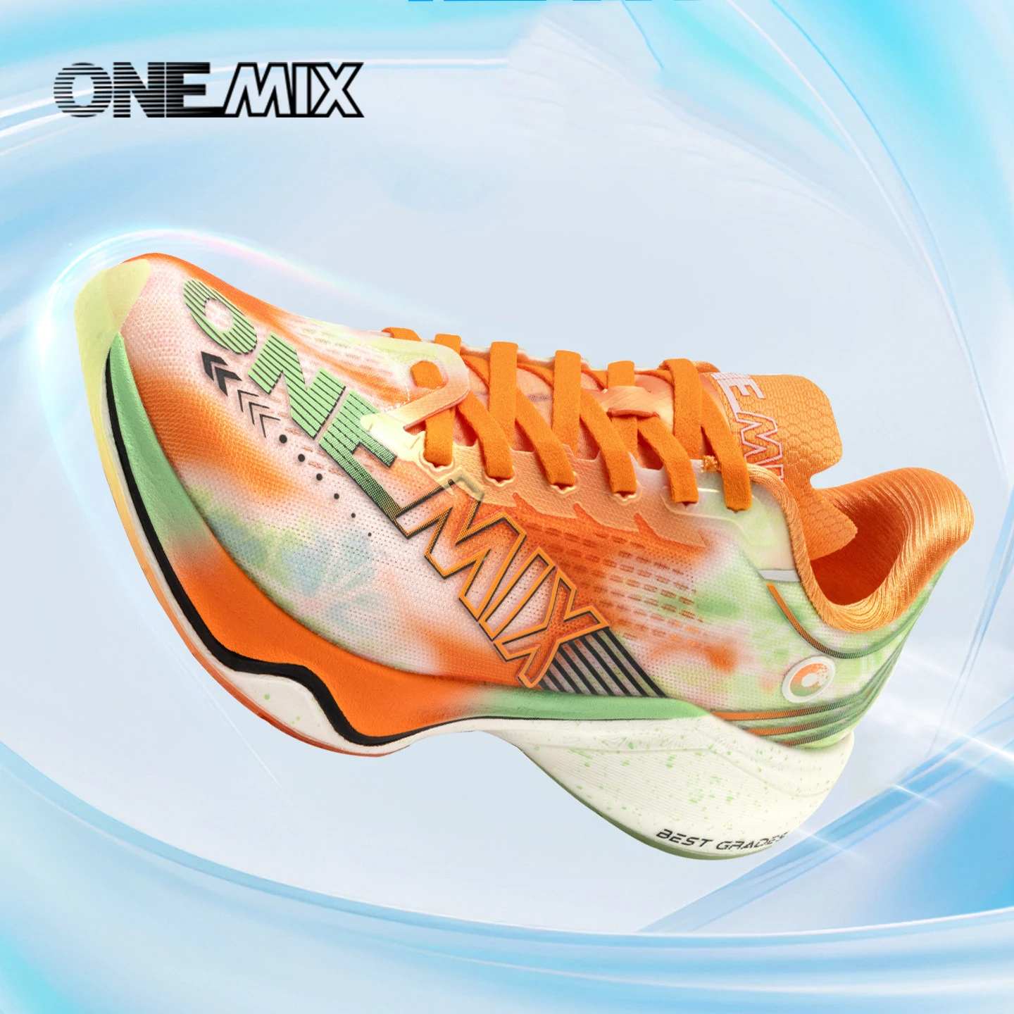 ONEMIX Marathon Racing Shoes Ultra-Light, Shock-Absorbing, Carbon Plate Sneakers for Men - view 2