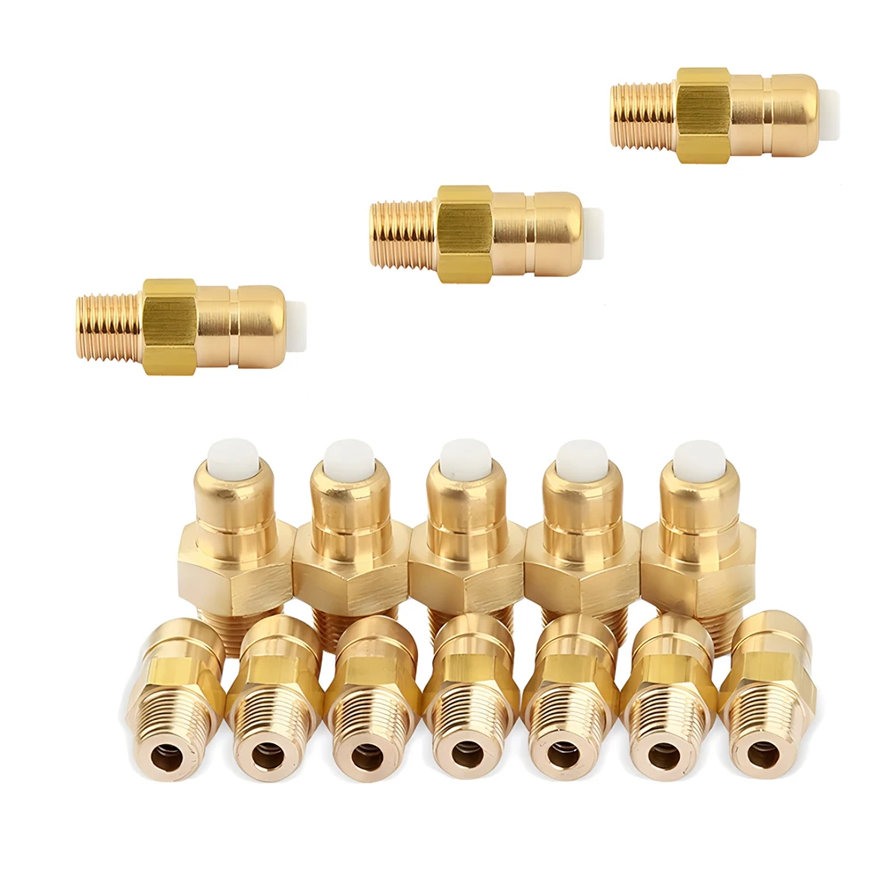2Pcs Thermal Release Valve For Pressure Washer Pump 3/8 1/4 Inch NPT G1/4 G3/8 Brass Replacement Thermal Relief Valve