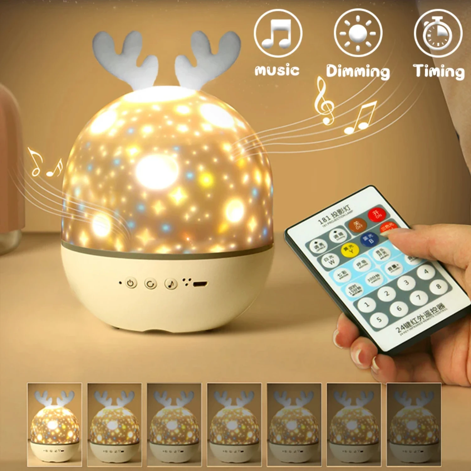 New Stunning Gorgeous Beautiful Bluetooth Night-Light Star Projector with Rotate Starry Sky - Perfect Gift for Christmas Baby an