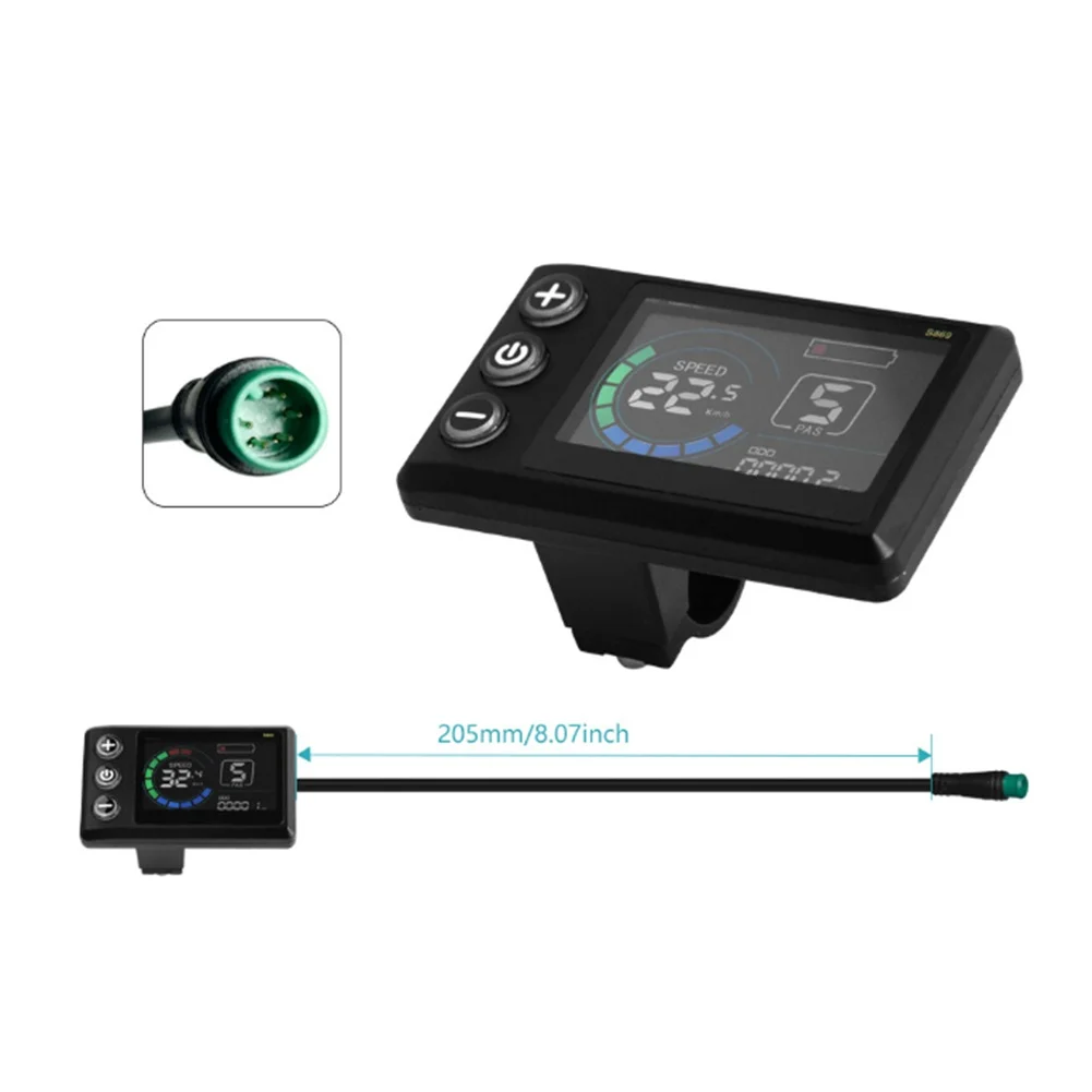 

Electric Vehicle Monitoring 1640mm SM Connector S869 LCD Display Mountain Bike Instrument Smart Communication Protocol