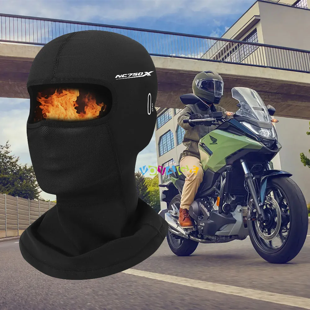 For HONDA NC750X NC750 X Motorcycle Neck Full Face Mask Windproof Dustproof Face Shield Accessories Biker Mask