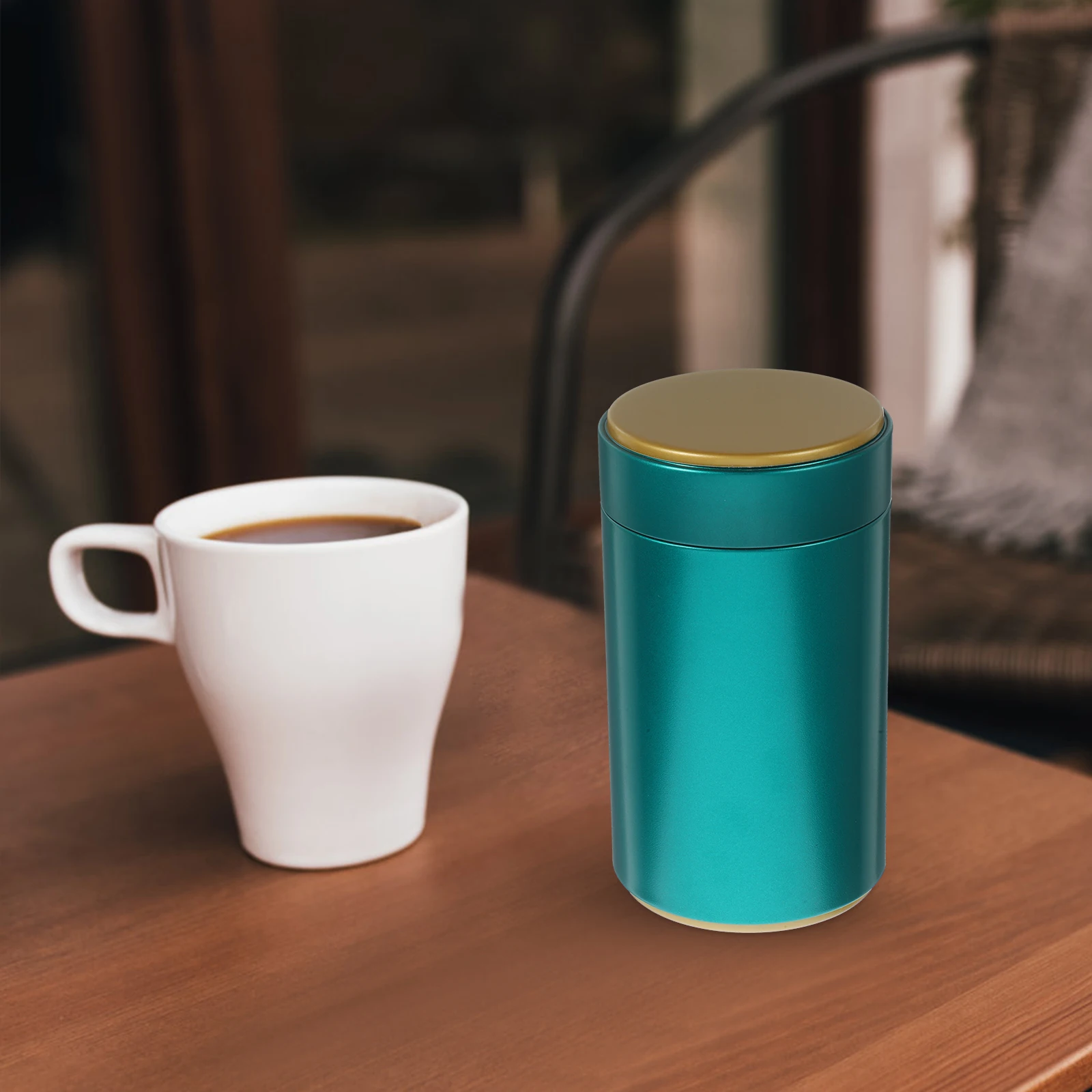 

Unique Styling Iron Food Storage Containers Airtight Tea Jars for Loose Tea Sweets Gifts and Home Decoration Storage Containers