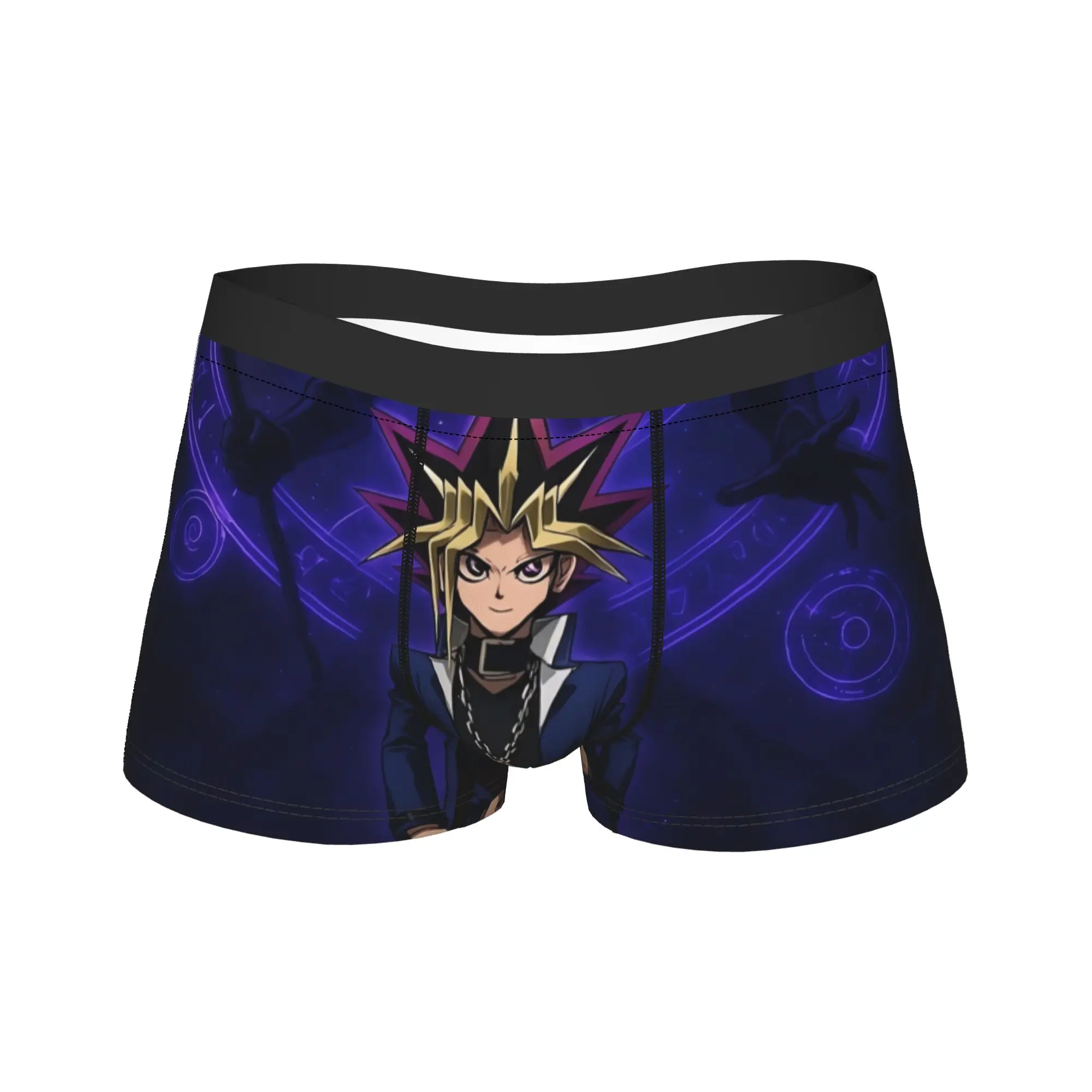 Yu-Gi-O Underwear  Pattern Boxershorts High Quality Men's Underpants Comfortable Shorts Briefs Birthday Gift
