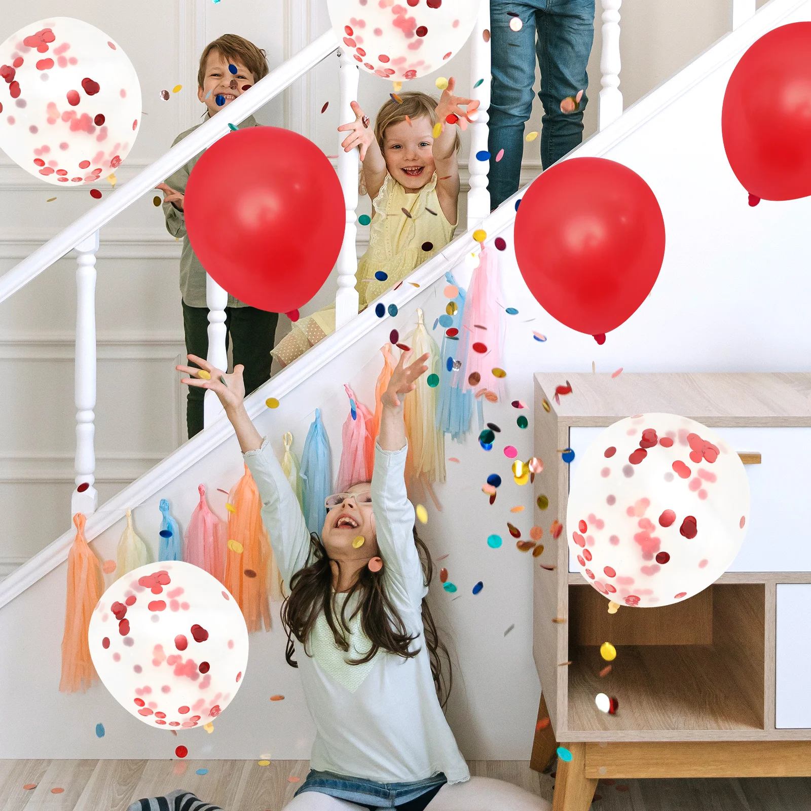

Birthday Balloon Set Decorations Kit Balloons for Party Baby Shower Foil Letter