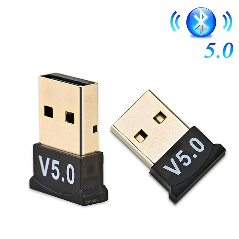 USB بلوتوث محول BT 5.0 USB مستقبل لاسلكي سمّاعات بلوتوث ملف استقبال الارسال دونغل سماعة الكمبيوتر المحمول بليه المرسل