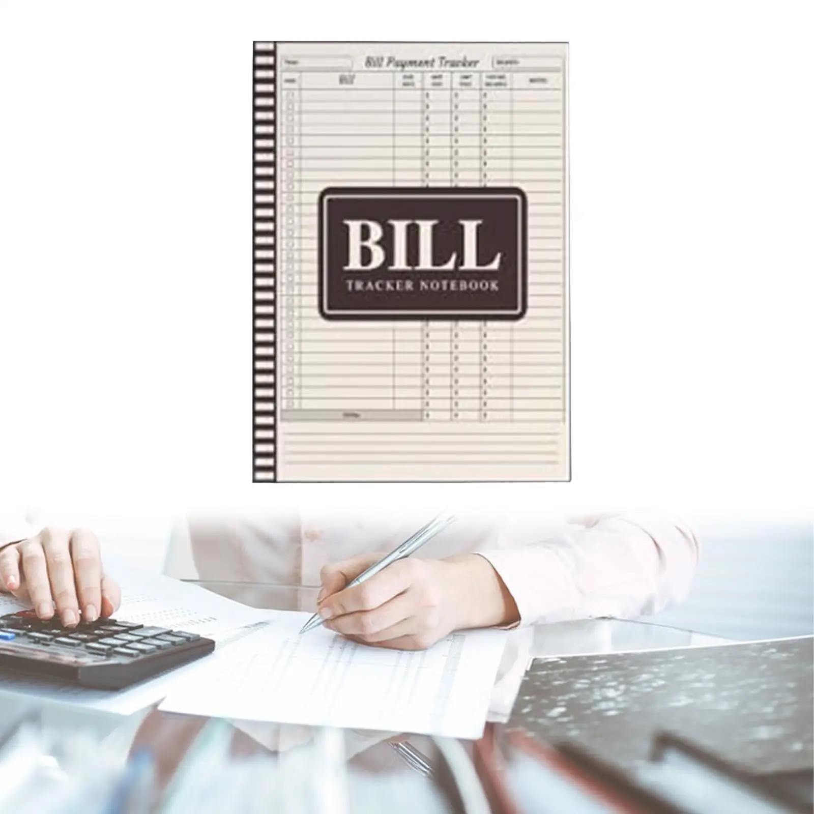 Bill Tracker Notebook Journal Manage Money Effectively Monthly Bill Payment