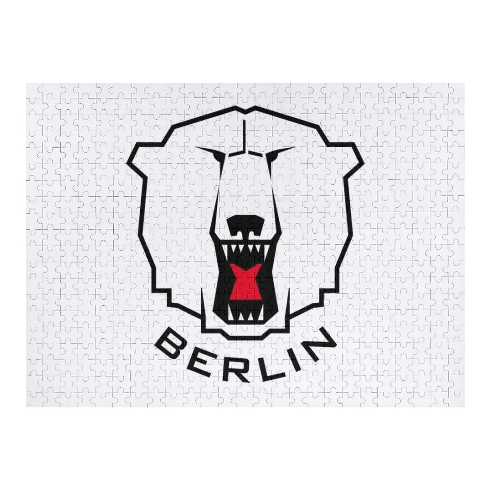 

Eisbren Berlin Hockey Jigsaw Puzzle Personalized Gift Name Wooden Toy Puzzle