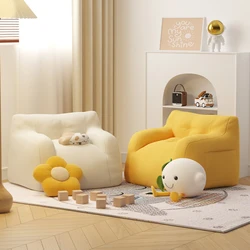 Sofá perezoso para niños, mueble de salón clásico con relleno, bolsa de frijol encantador, Tatami moderno de ocio, muebles cómodos para sala de estar