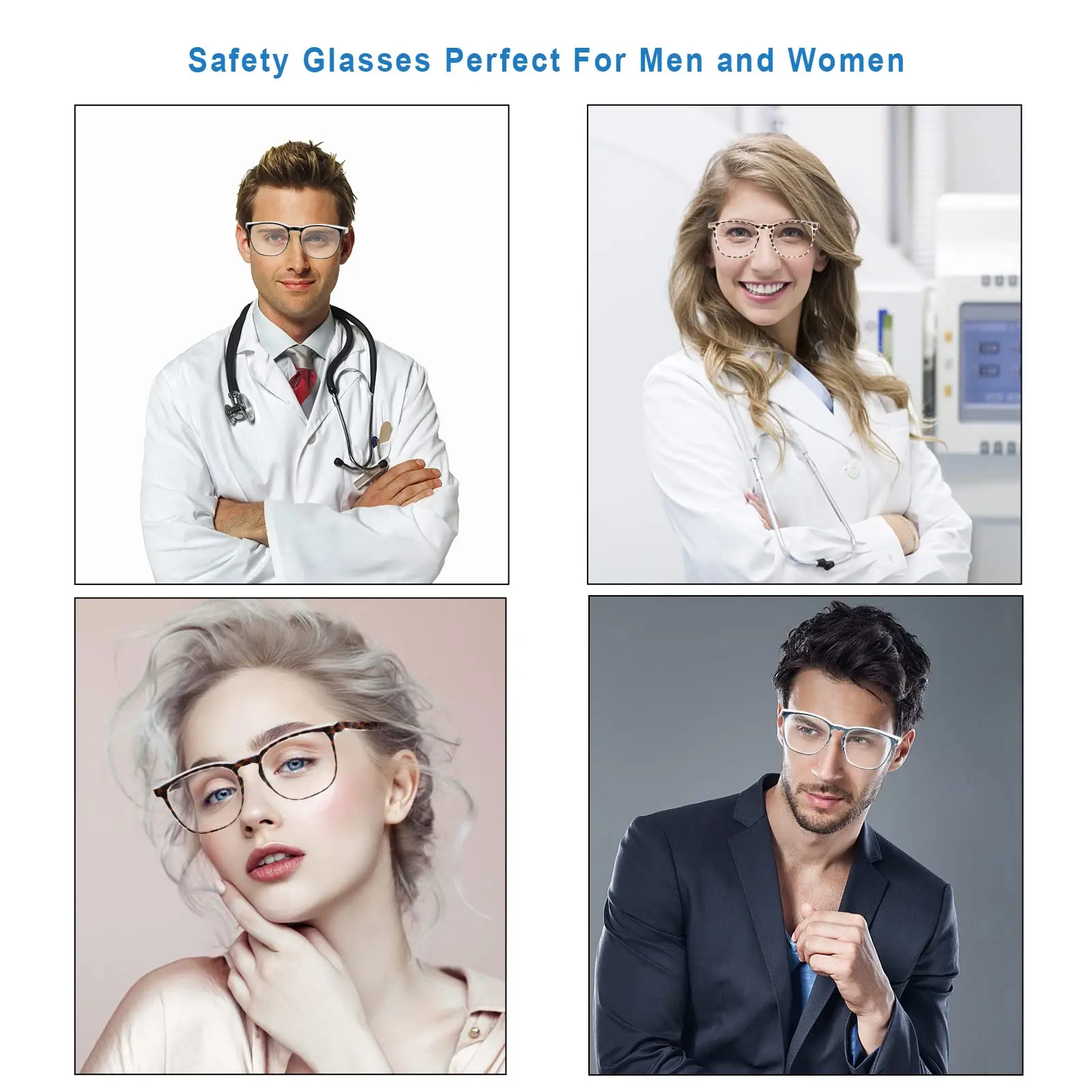 Anti Pollen Anti Fog Safety Glasses Anti Splash Debris Anti Sand Anti Shock Riding Protective Goggles for Work Sports HM9 view 4