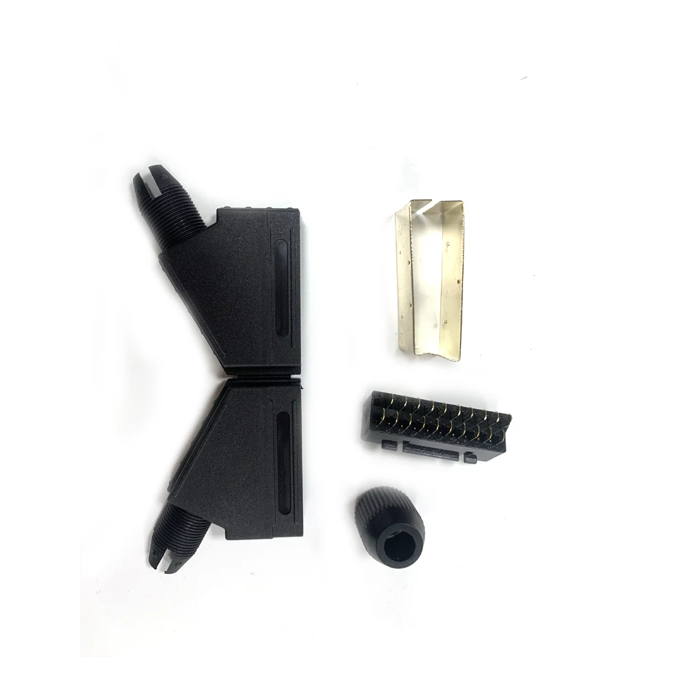 10pcs Gold pins Scart JP21 plug 21 pin male connector Connect Port Socket Interface Connector slot for S-N-E-S AV cable