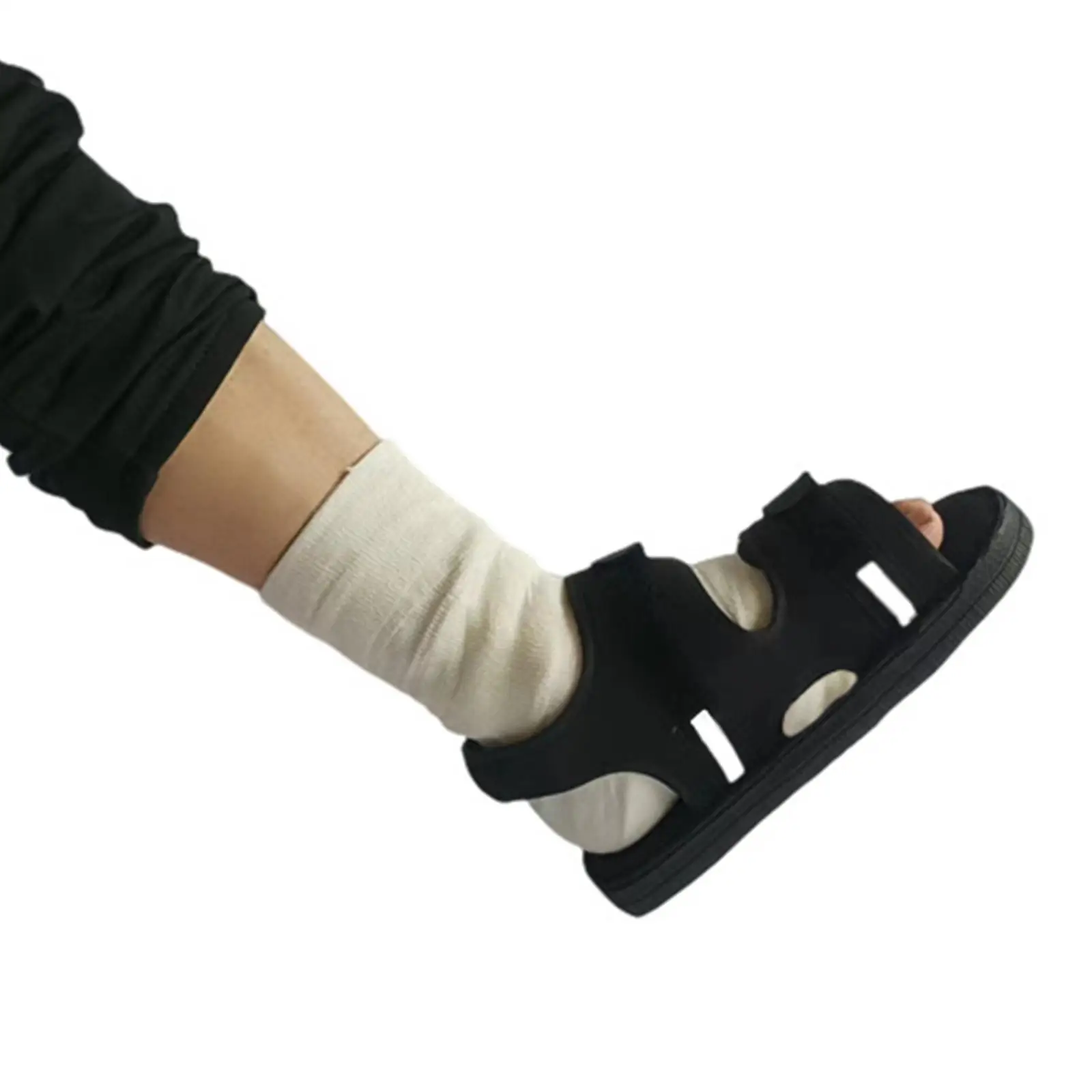 Soft Comfort Medical Walking Shoe Open Toe Plaster Boot Support for Foot Fracture Rehabilitation