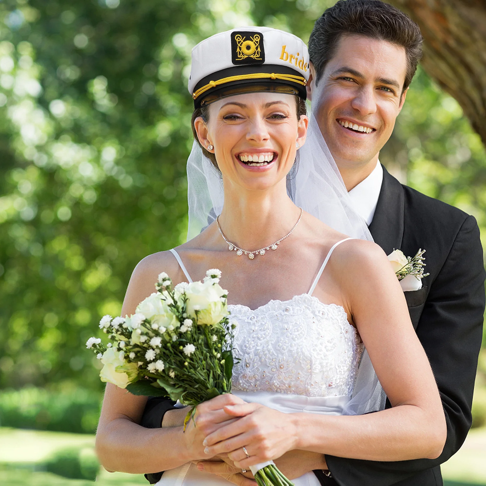 Bride Navy Hat Veil Elegant Wedding Bridal Hair Accessory Party Headpiece Bridal Shower Gift Wedding Hat Bride Hair Accessory