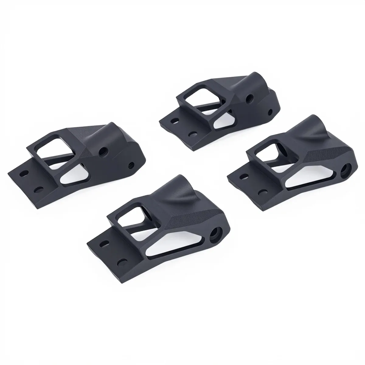 4PCS For 1/10 RC Crawler VS4-10 Phoenix Chassis Aluminum Front Rear Extended Shock Towers Upgrade Parts