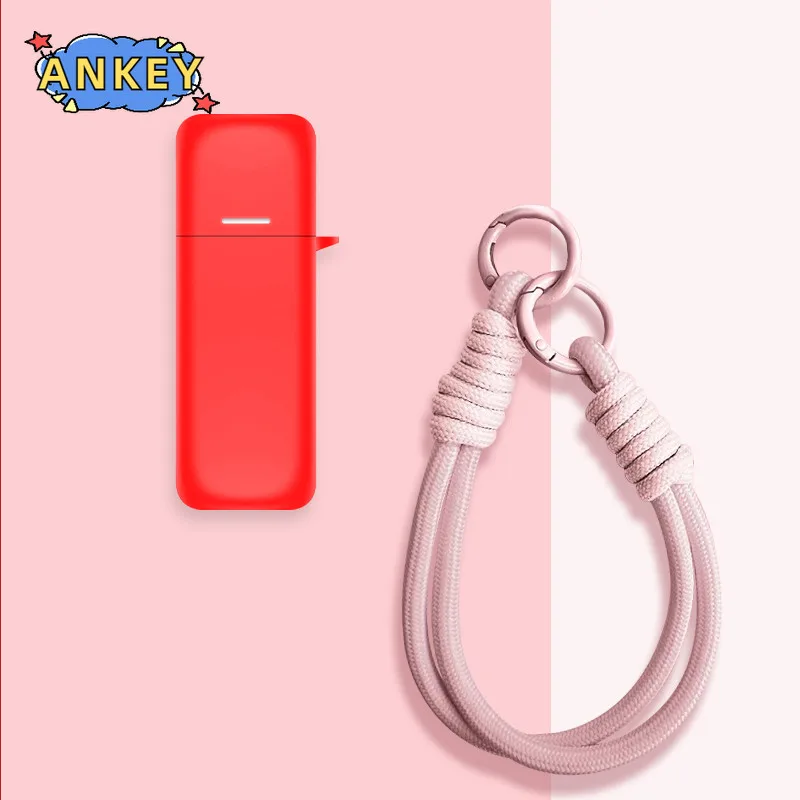 Чехол для Anker Soundcore A30i, мягкий силиконовый защитный портативный ударопрочный корпус с карабином и ремешком