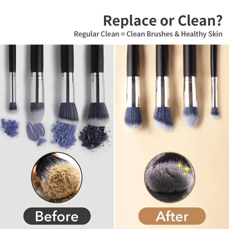 Makeup Brush Cleaner 100ml Professional Brush Cleaner Make Up Deep Cleaning Cleaner For Makeup Brushes Sponges Gentle Formula