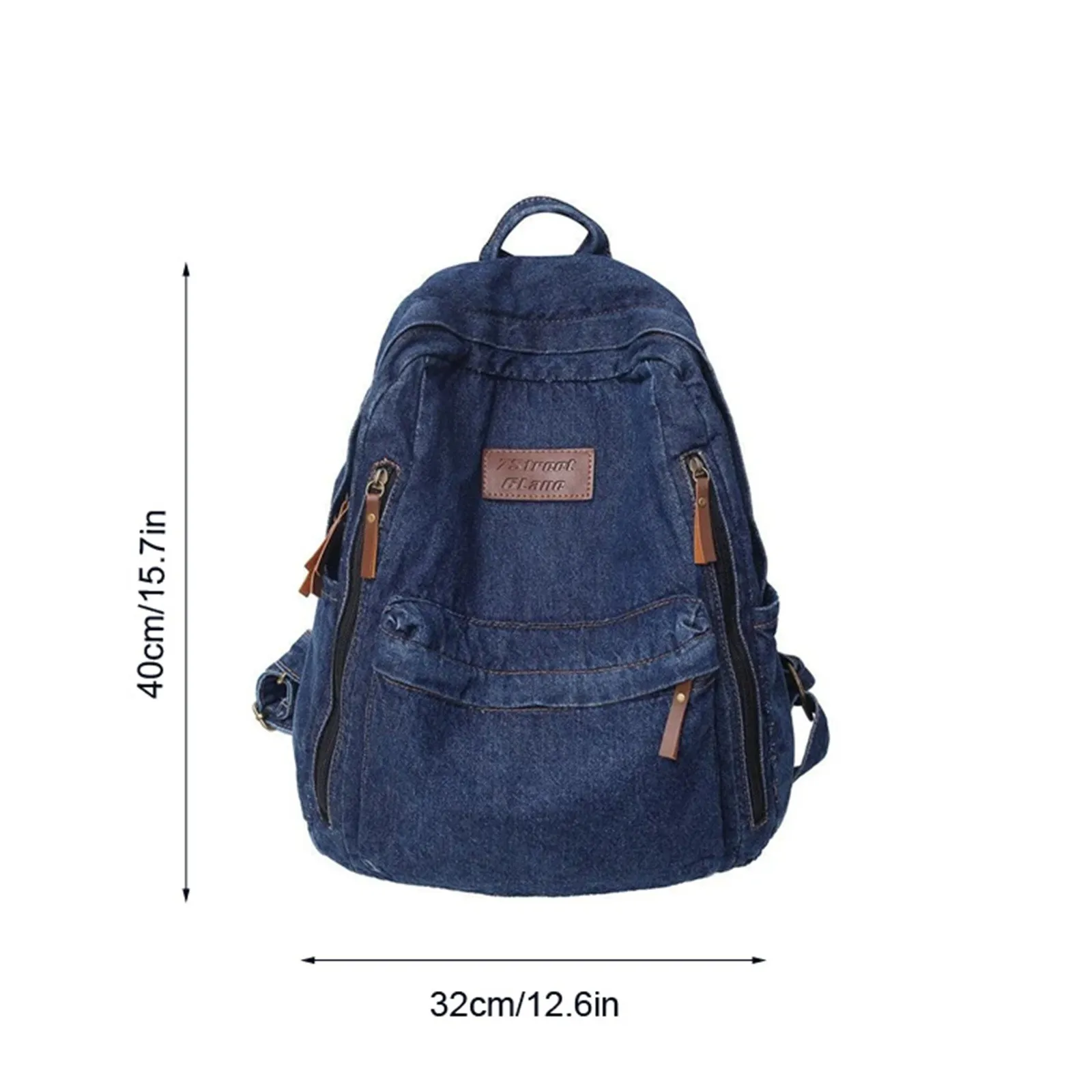 Denim Backpack For Girlswomen Classic Retro Bookbags School Bag Travel Jeans Backpack For College Women\'S Handbag сумка женская