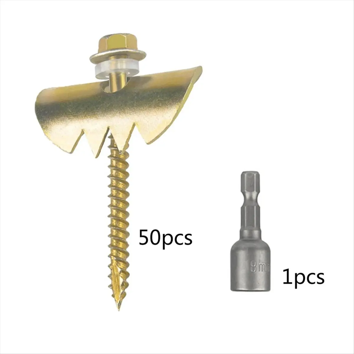 2026 NEW 50Pcs Zinc Alloy Wire Fencing Fasteners for Softwoods Fence Nail for Farming Gardening Reuse Fence Staple