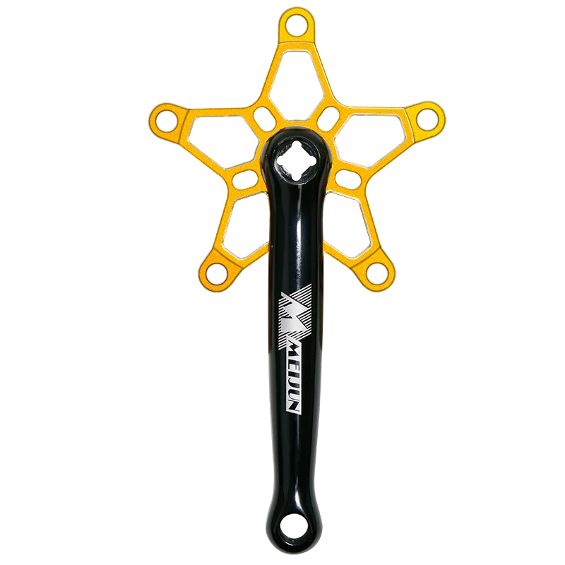 MEIJUN 412 Klappfahrrad-Kurbeln mit quadratischem Loch für Brompton EIEIO 170 mm Kettenradkurbel BCD 130 mm Fahrradteile aus Aluminiumlegierung – Detail 2