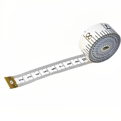 2m Soft Tape Measure Clothing Tailor Measuring Tools Fiberglass Material Ruler White Waist Circumference Craft Measuring Ruler