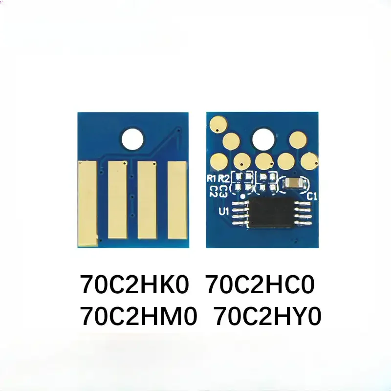 

70C2HK0 70C2HC0 70C2HM0 70C2HY0 Reset Toner Cartridge Chips For Lexmark CS310n dn CS410n dn dnt CS510de dte CX410E Printer