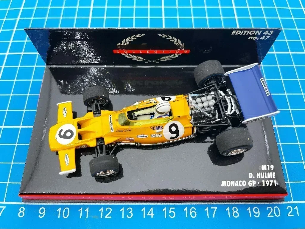 Minichamps 1:43 F1 M19 1971 Hulme Monaco Simulation Limited Edition Resin Metal Static Car Model Toy Gift