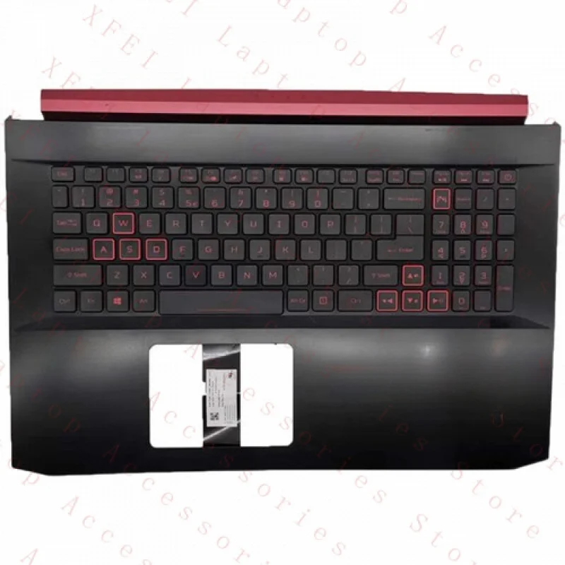 F Palmrest Teclado estadounidense negro para Acer Nitro 5 AN715-51