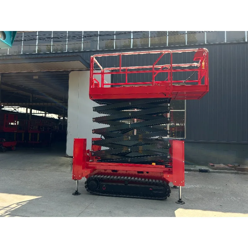 Customized 680-1000kg 14-16m Height | Self-propelled Rough Terrain Diesel Articulated Hydraulic Lift (Steel)
