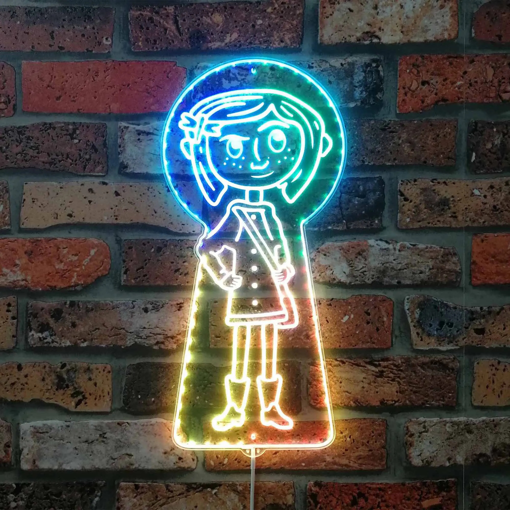 

Coraline Neon LED Sign, Gamer Night Light LED Sign, Game Room Neon Sign