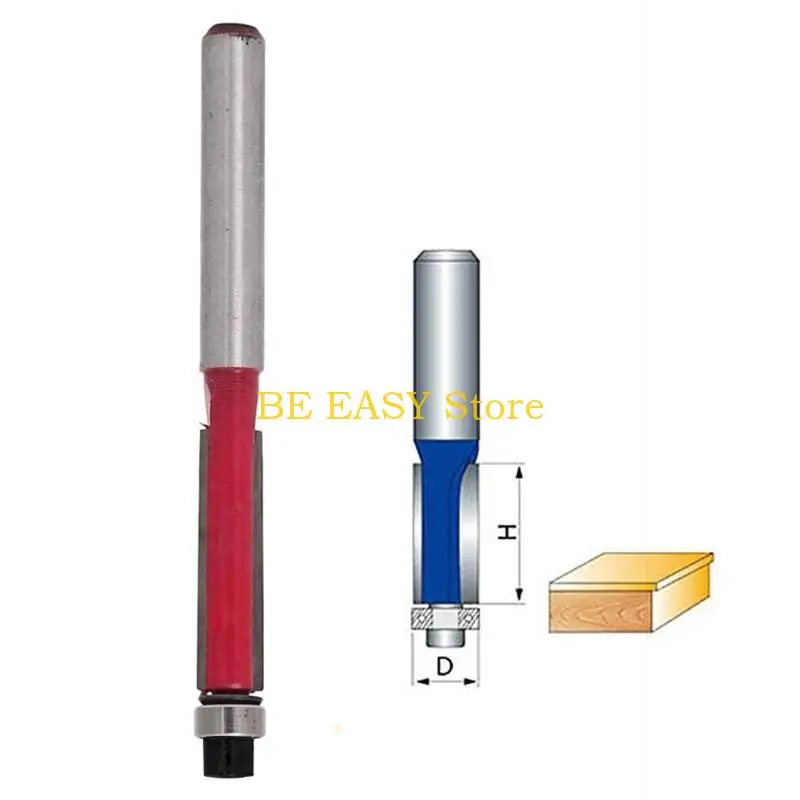 

E28F Новая фреза с твердосплавным наконечником 6,35 мм для фрез с хвостовиком 1/4 дюйма, деревообработка
