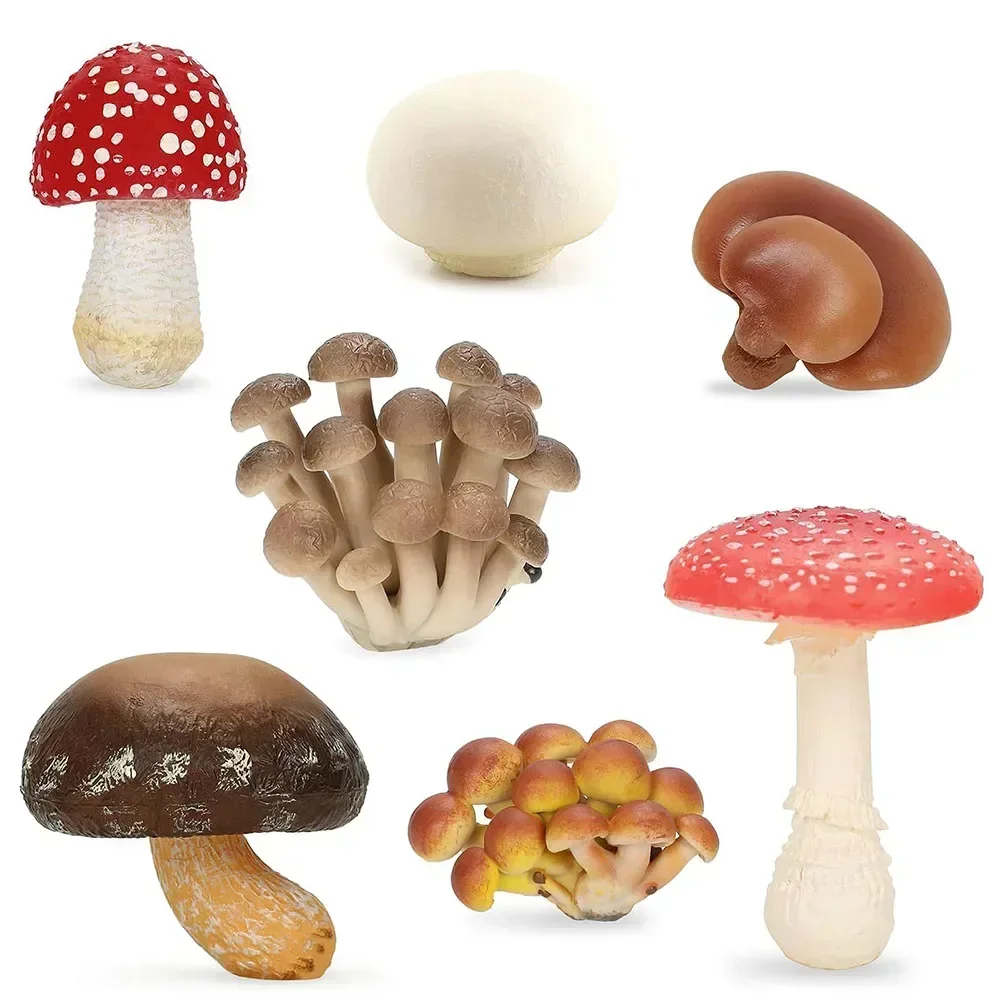 

Simulated Mushroom Model Decoration Easy To Maintain Multifunctional Ornament Package Content Part Name Realistic Design