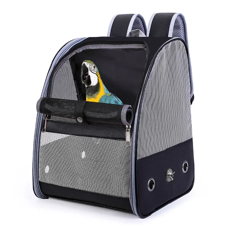 New Style Pet Bag Outdoor Carrying Bag Multi-Empty Breathable Foldable Parrot Outdoor Backpack Bird Cage