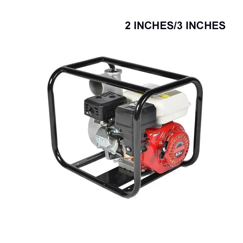 Engine Water Pump 6.5 HP Portable Gas Powered Water Transfer Pump for Garden Irrigation Agricultural Water