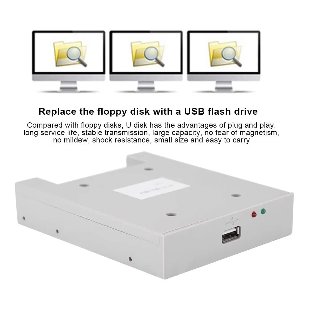 EILASUNG FDD-UDD U144K 1.44MB USB SSD Floppy Drive Emulator for Industrial Controllers for Computers Data Machine Tools