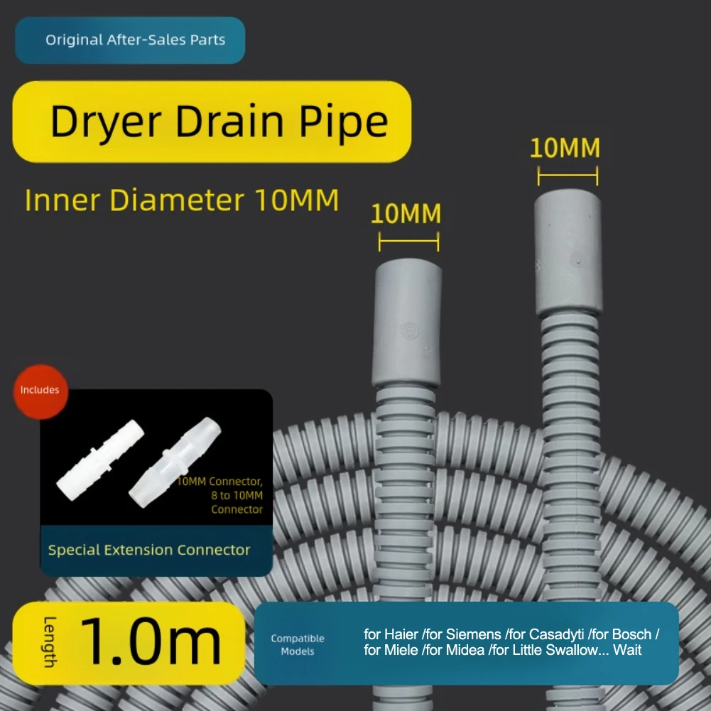 洗濯機アクセサリー 乾燥機排水ソリューション 家庭用洗濯機 信頼性の高い性能 パイプ 多用途乾燥機の互換性 1m 0.8m
