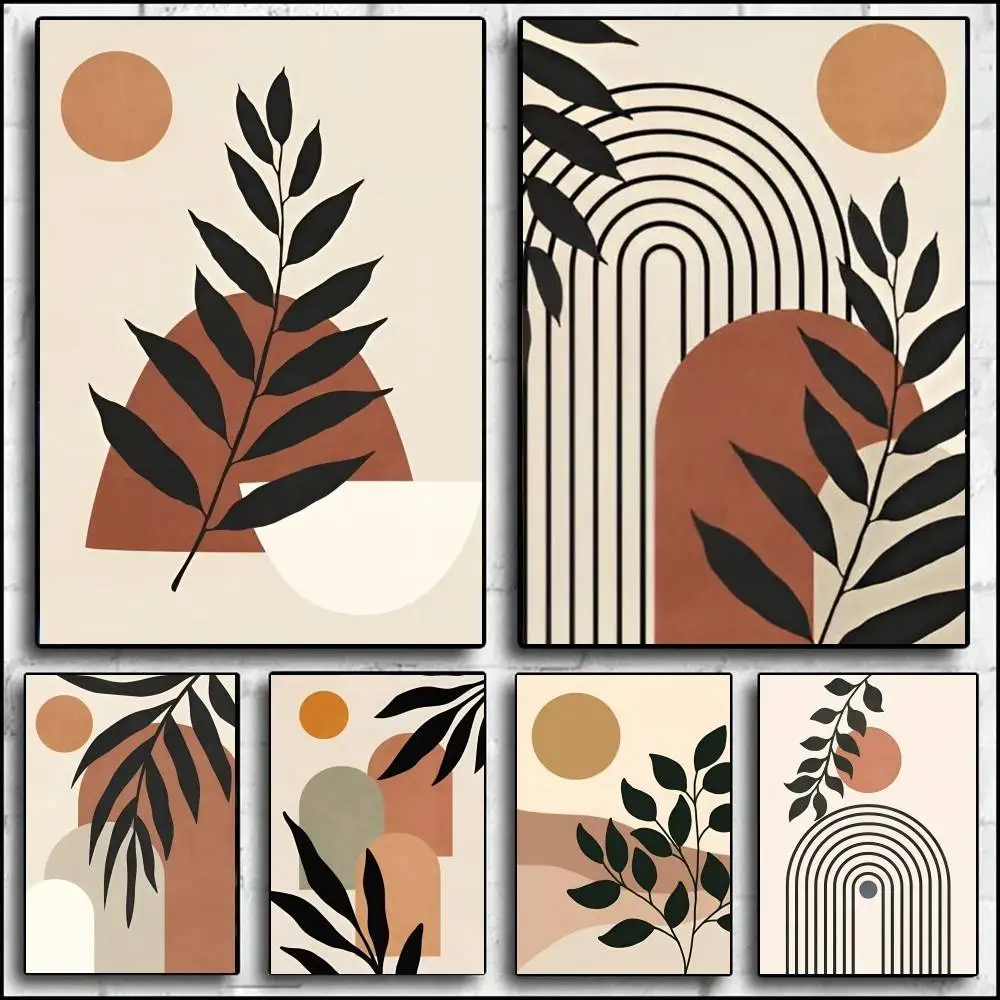 

Abstract Plants Poster Wall Art Picture for Living Room Bedroom Playroom Bar Club Modern Home Decor Gift