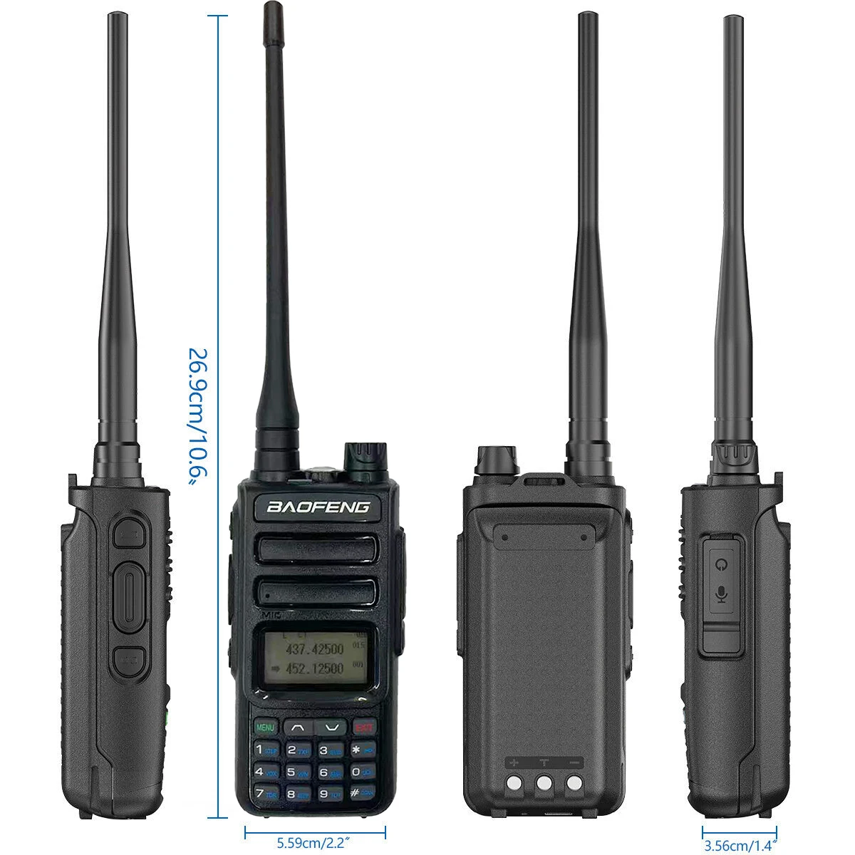 Baofeng TH-15S TH 15S Ham Handheld Radio 5w Uhf Vhf Two Way Radio Lange afstand Handheld Dual Band Walkie Talkie