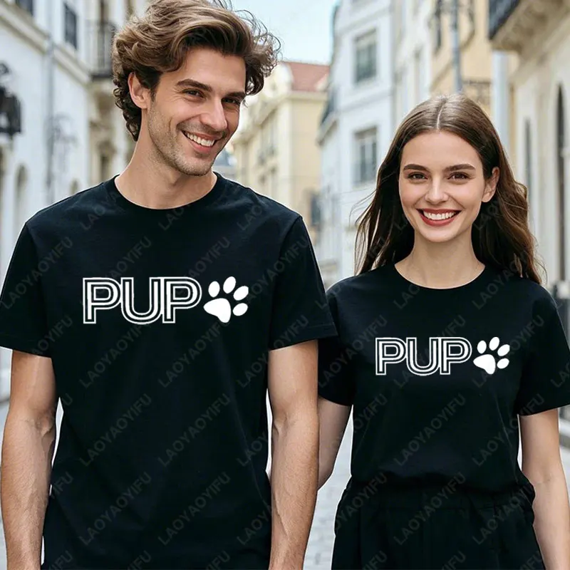 Funny Pup Play Puppy Play Mens Ringer T Shirt Vintage Summer Women Men Cartoon Cotton T-shirt Tops Ropa Hombre Adult Streetwear
