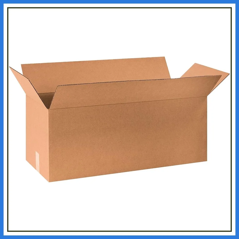 

Long Corrugated Boxes 30x10x10, Pack of 20 for Shipping, Moving & Storage