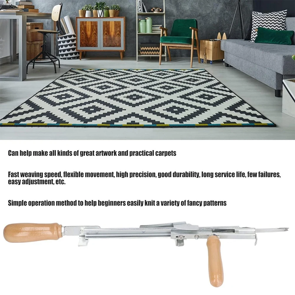 

Manual Rug Tufting Manual Carpet Bolt Action Speed Handheld Tufting Tool For DIY Tufting Artwork Carpet Sewing For Beginners