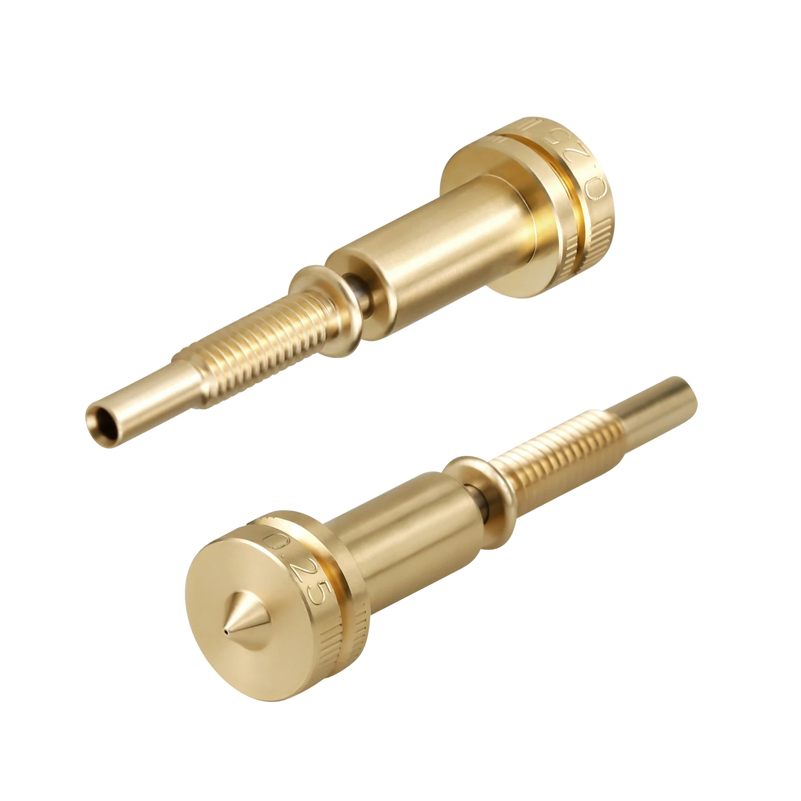 Hotend – buse de Clone, bimétallique tout-en-un, 0.25/0.4/0.6/0.8mm, en laiton et en titane pour extrudeuse