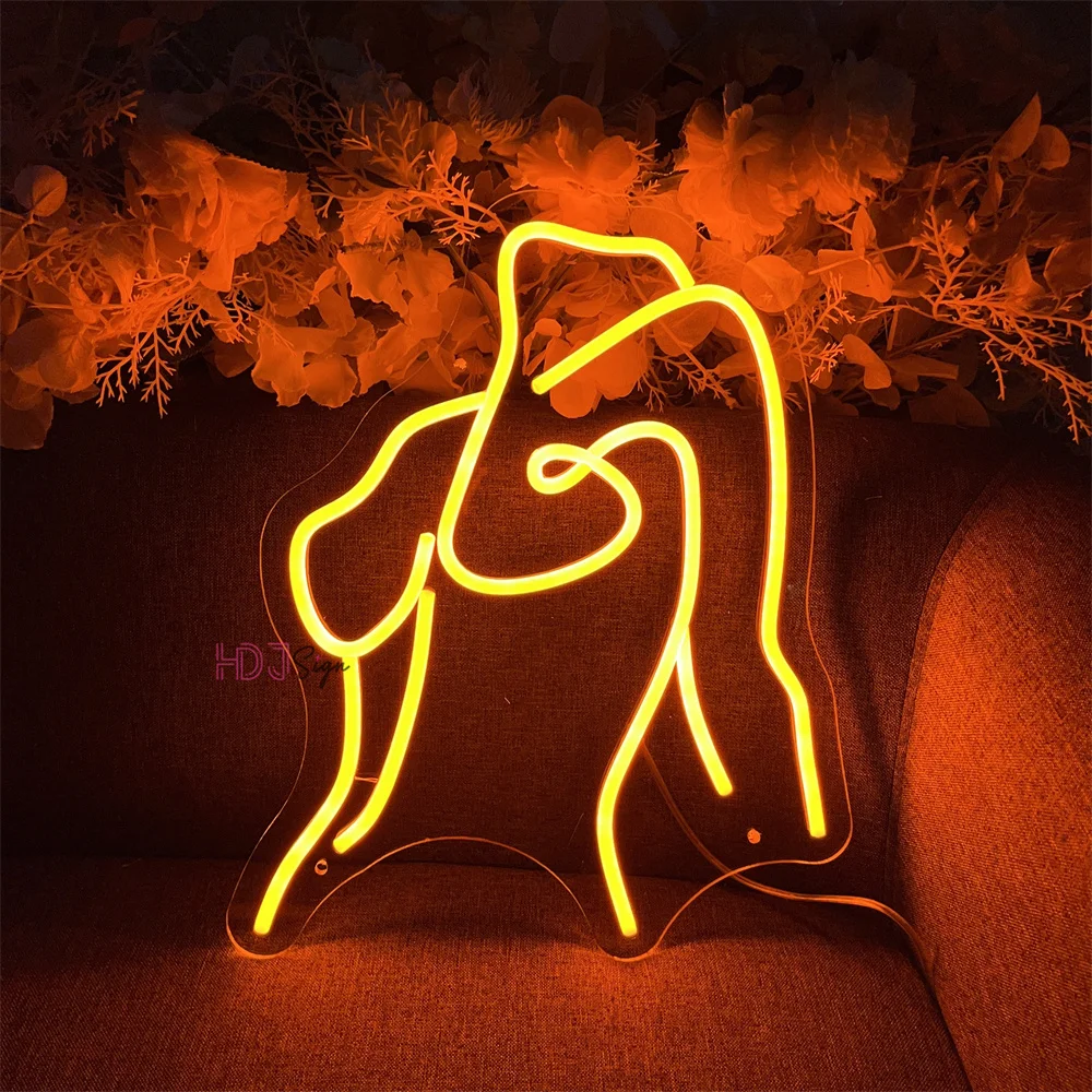 

Live Music Led Neon Sign Art Wall Hanging Room Decor Sexy Lady Neon Lights Sign Open Bar Party Store Hotle Neon Lamps Decoration