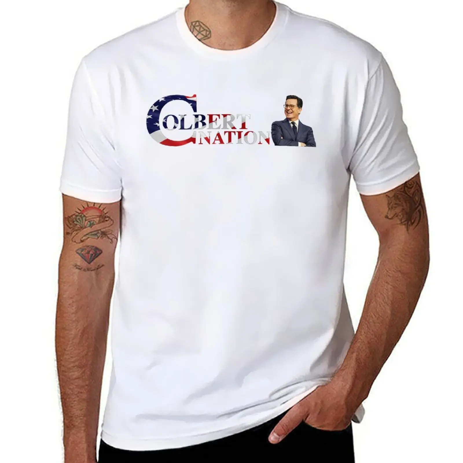 

Stephen Colbert - Colbert Nation T-Shirt t shirt for man man t shirt graphic T-Shirt