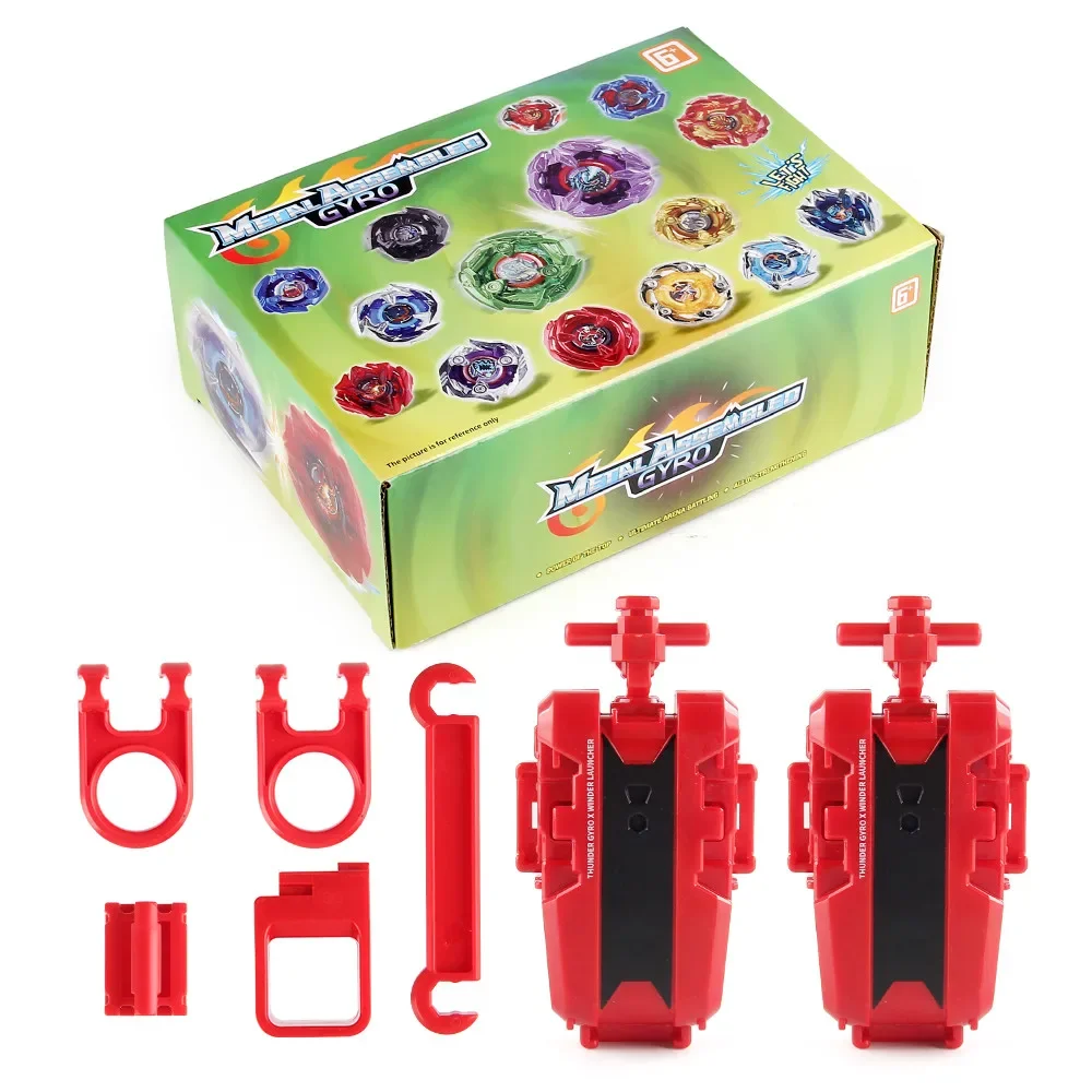 Spinning Tops Ripcord String Launchers with Connector Set Toys Gift